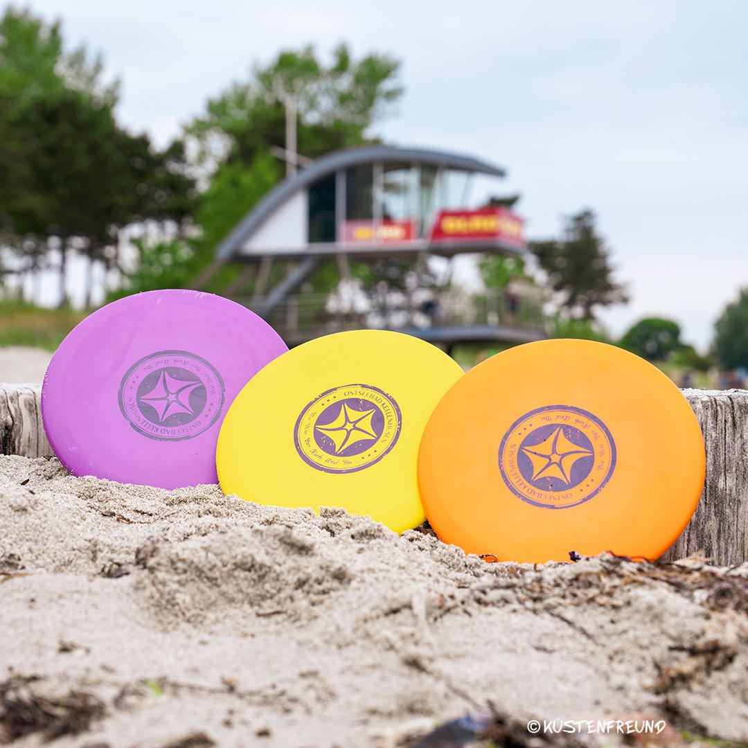 Discgolf am Strand